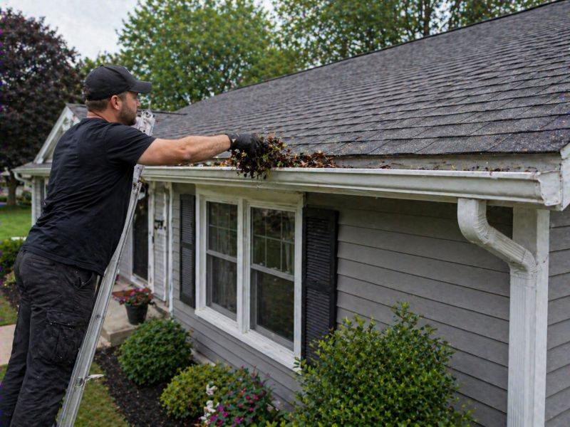 Rain Gutter Clearing in Rochester, NY